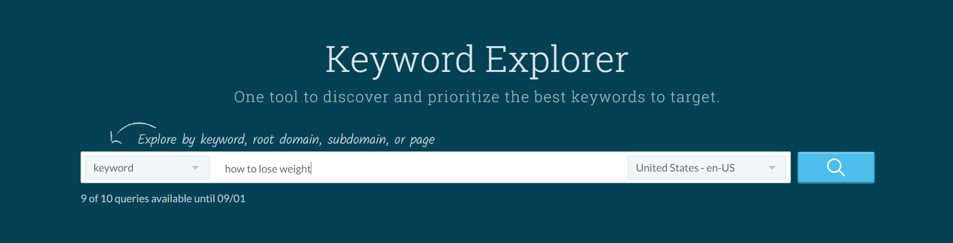 Keyword phrase id. Moz keyword Explorer.